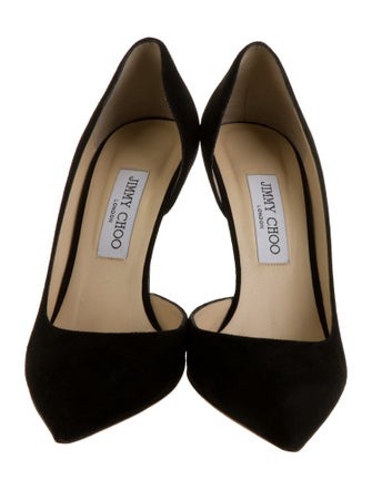 Jimmy Choo Suede D'Orsay Pumps