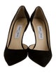 Jimmy Choo Suede D'Orsay Pumps