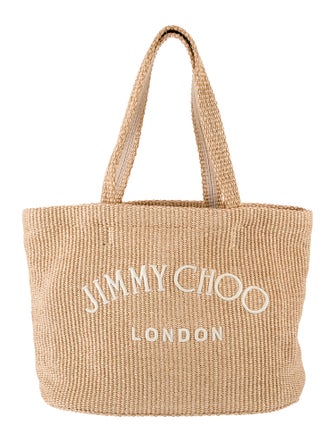 Jimmy Choo Raffia Tote