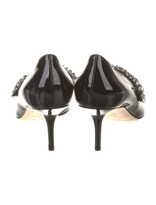 Jimmy Choo Patent Leather Crystal Embellishments Pumps