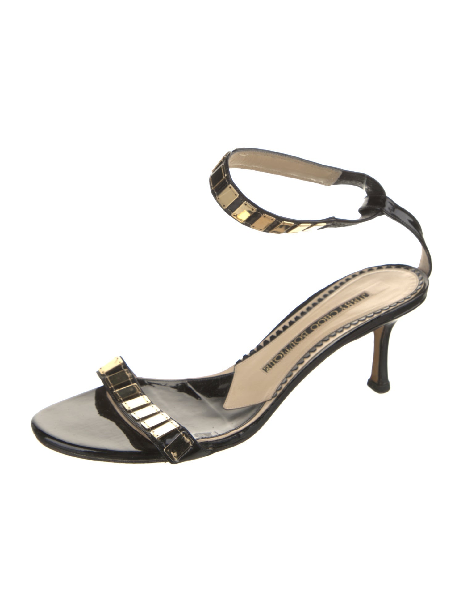 Jimmy Choo Patent Leather Slingback Sandals