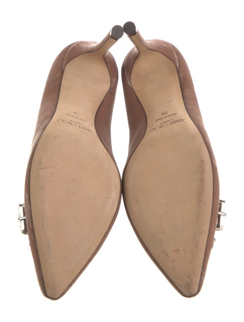 Jimmy Choo Velvet Crystal Embellishments Pumps