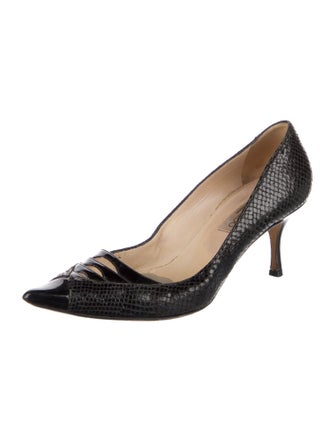 Jimmy Choo Snakeskin Animal Print Pumps