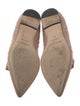 Jimmy Choo Suede Bow Accents Loafers