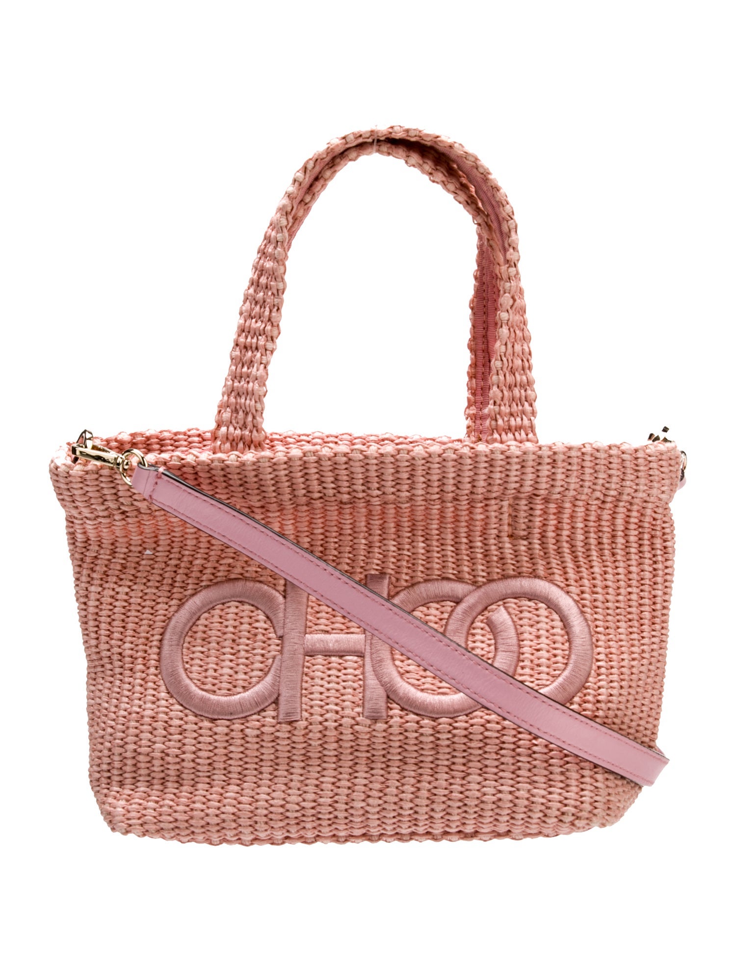 Jimmy Choo Raffia Crossbody Bag