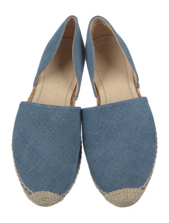 Jimmy Choo Denim D'Orsay Flats