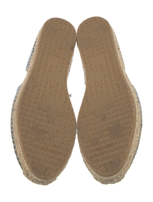 Jimmy Choo Denim D'Orsay Flats