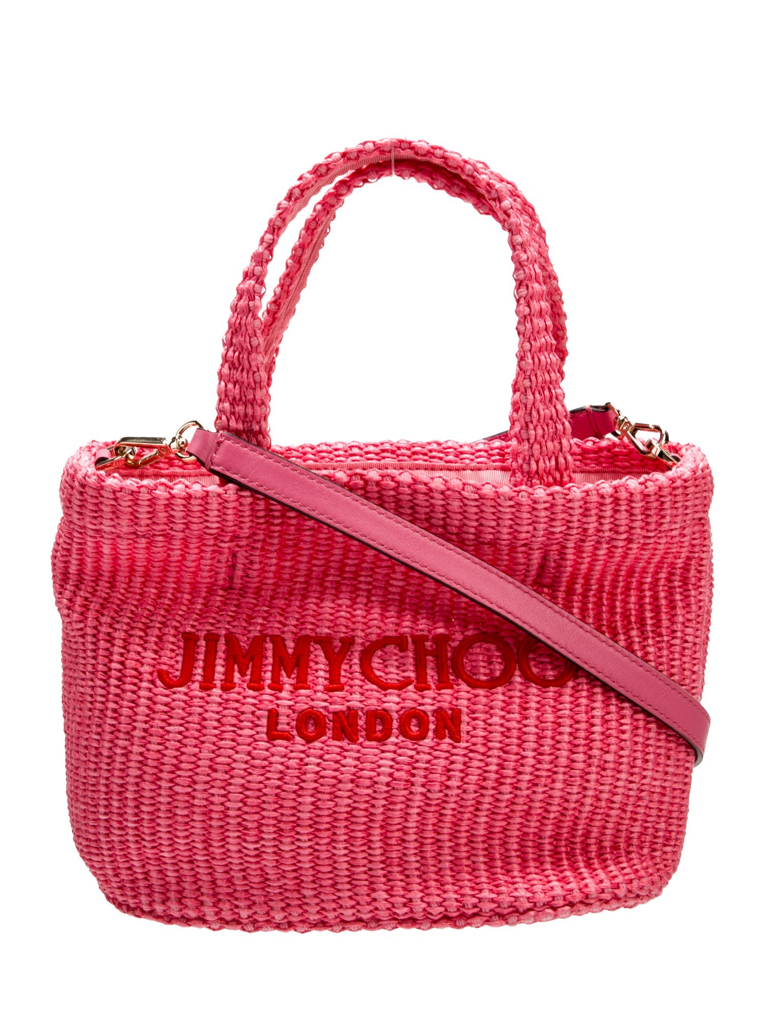 Jimmy Choo Raffia Bucket Bag