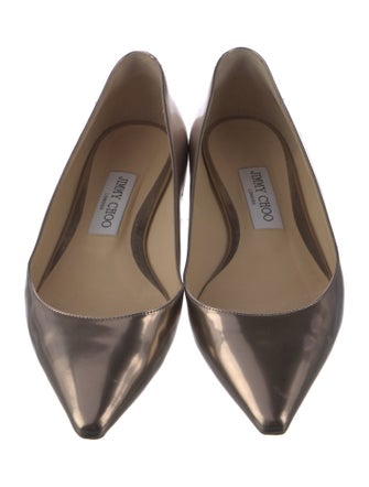 Jimmy Choo Leather Ballet Flats