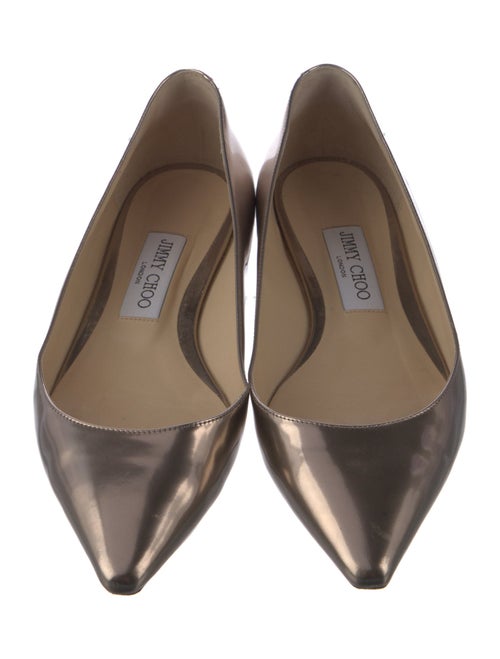 Jimmy Choo Leather Ballet Flats