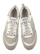 Jimmy Choo Leather Mesh Accents Sneakers