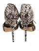 Jimmy Choo Snakeskin Animal Print Sandals