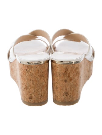 Jimmy Choo Leather Slides