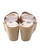 Jimmy Choo Patent Leather Braided Accents Espadrilles