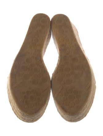 Jimmy Choo Patent Leather Braided Accents Espadrilles