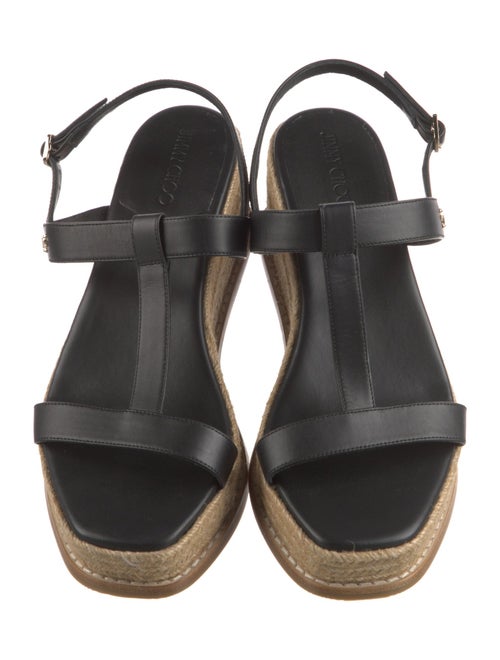 Jimmy Choo Leather Espadrilles