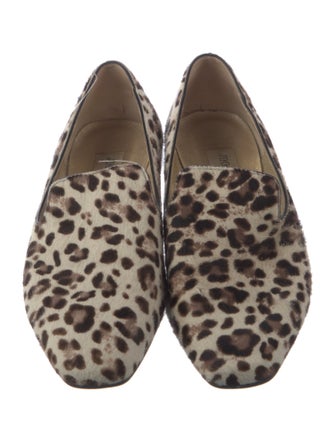 Jimmy Choo Ponyhair Animal Print Loafers
