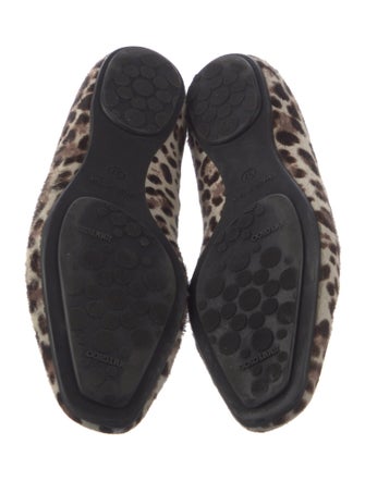Jimmy Choo Ponyhair Animal Print Loafers