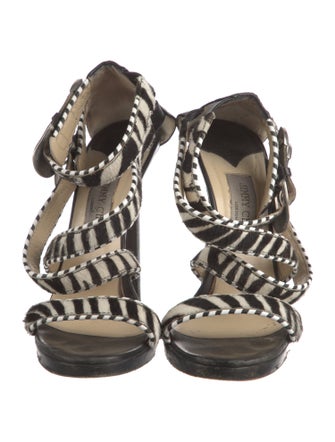Jimmy Choo Leather Patterned Sandals