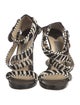 Jimmy Choo Leather Patterned Sandals