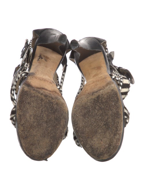 Jimmy Choo Leather Patterned Sandals