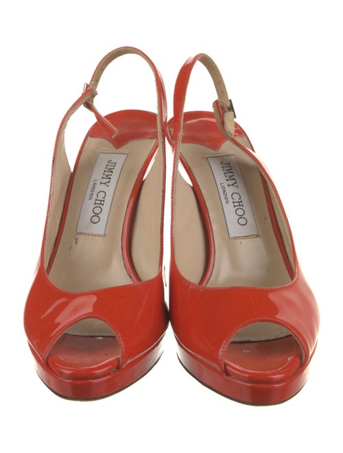 Jimmy Choo Patent Leather Slingback Pumps