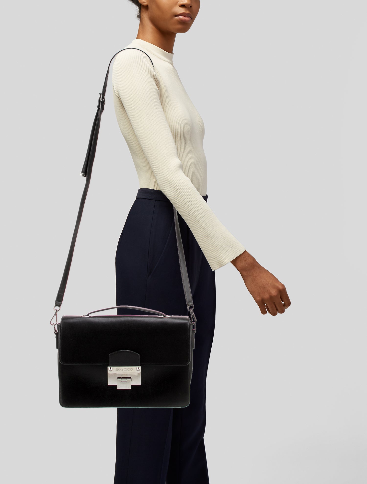 Jimmy Choo Leather Crossbody Bag