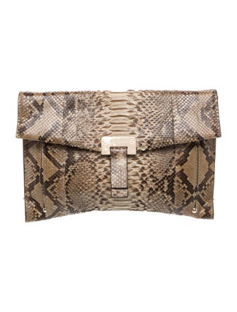 Jimmy Choo Snakeskin Clutch