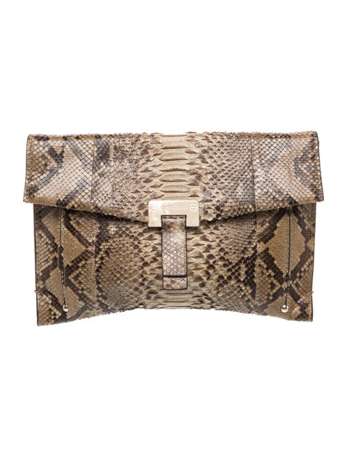 Jimmy Choo Snakeskin Clutch