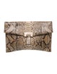 Jimmy Choo Snakeskin Clutch