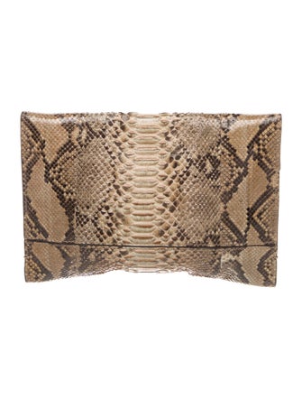 Jimmy Choo Snakeskin Clutch