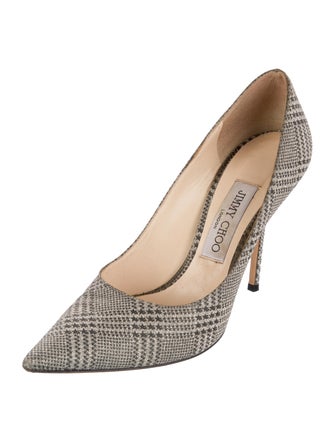 Jimmy Choo Glitter Printed Pumps