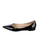 Jimmy Choo Signature Logo Patent Leather Flats