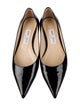 Jimmy Choo Signature Logo Patent Leather Flats