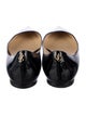 Jimmy Choo Signature Logo Patent Leather Flats