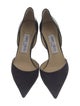 Jimmy Choo Suede D'Orsay Pumps