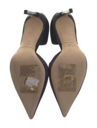 Jimmy Choo Suede D'Orsay Pumps