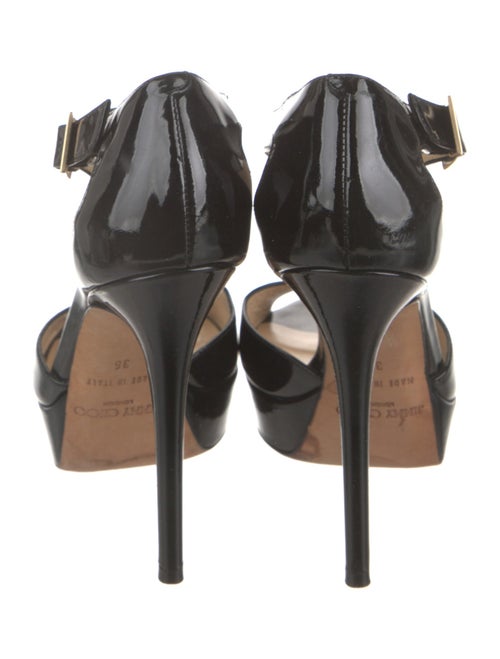 Jimmy Choo Patent Leather T-Strap Pumps