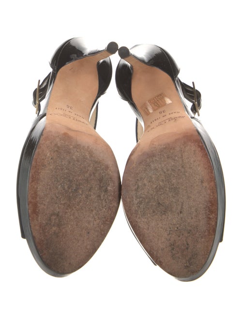 Jimmy Choo Patent Leather T-Strap Pumps