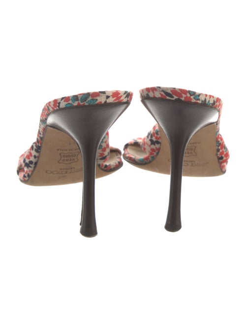 Jimmy Choo Floral Print Slides
