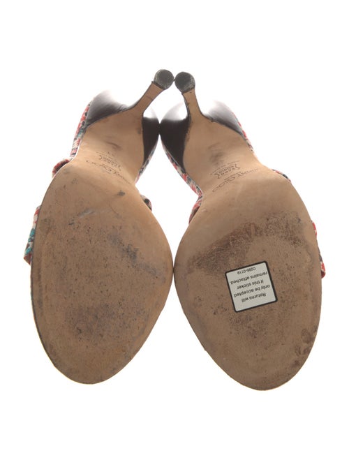 Jimmy Choo Floral Print Slides