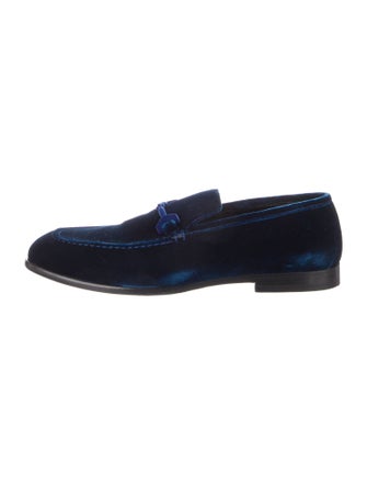Jimmy Choo Velvet Loafers