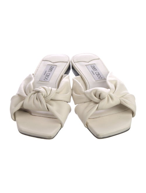 Jimmy Choo Leather Slides