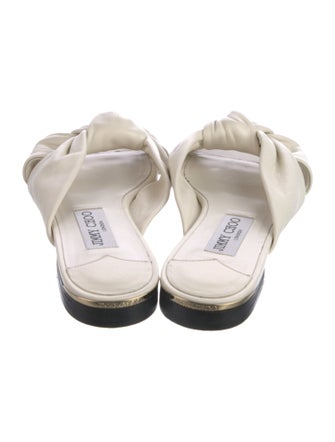 Jimmy Choo Leather Slides