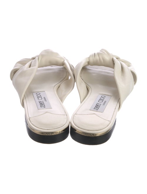 Jimmy Choo Leather Slides