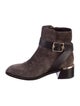 Jimmy Choo Suede Moto Boots
