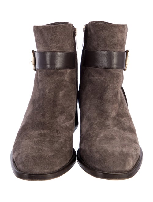 Jimmy Choo Suede Moto Boots