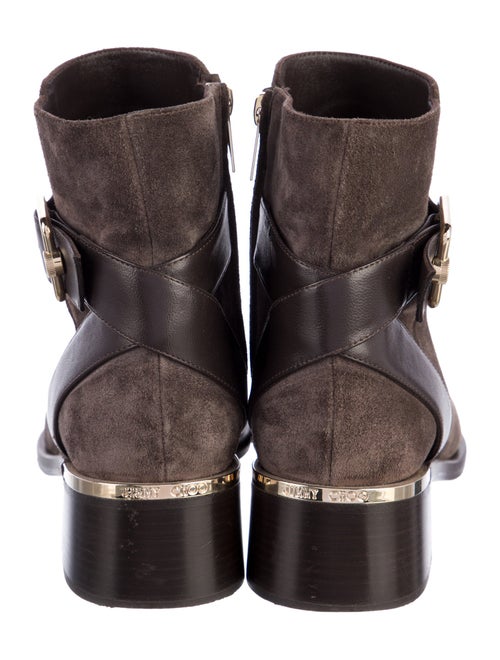 Jimmy Choo Suede Moto Boots