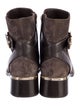 Jimmy Choo Suede Moto Boots