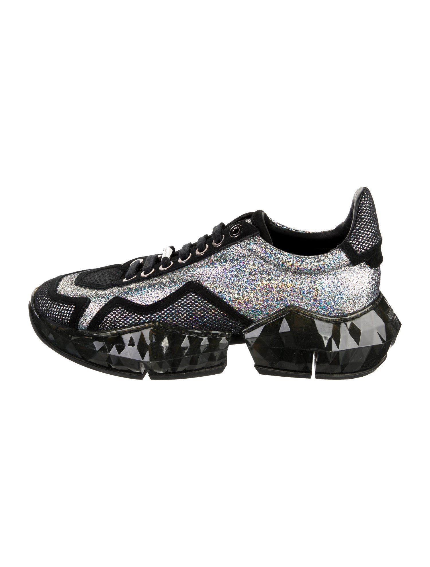 Jimmy Choo Leather Patterned Sneakers